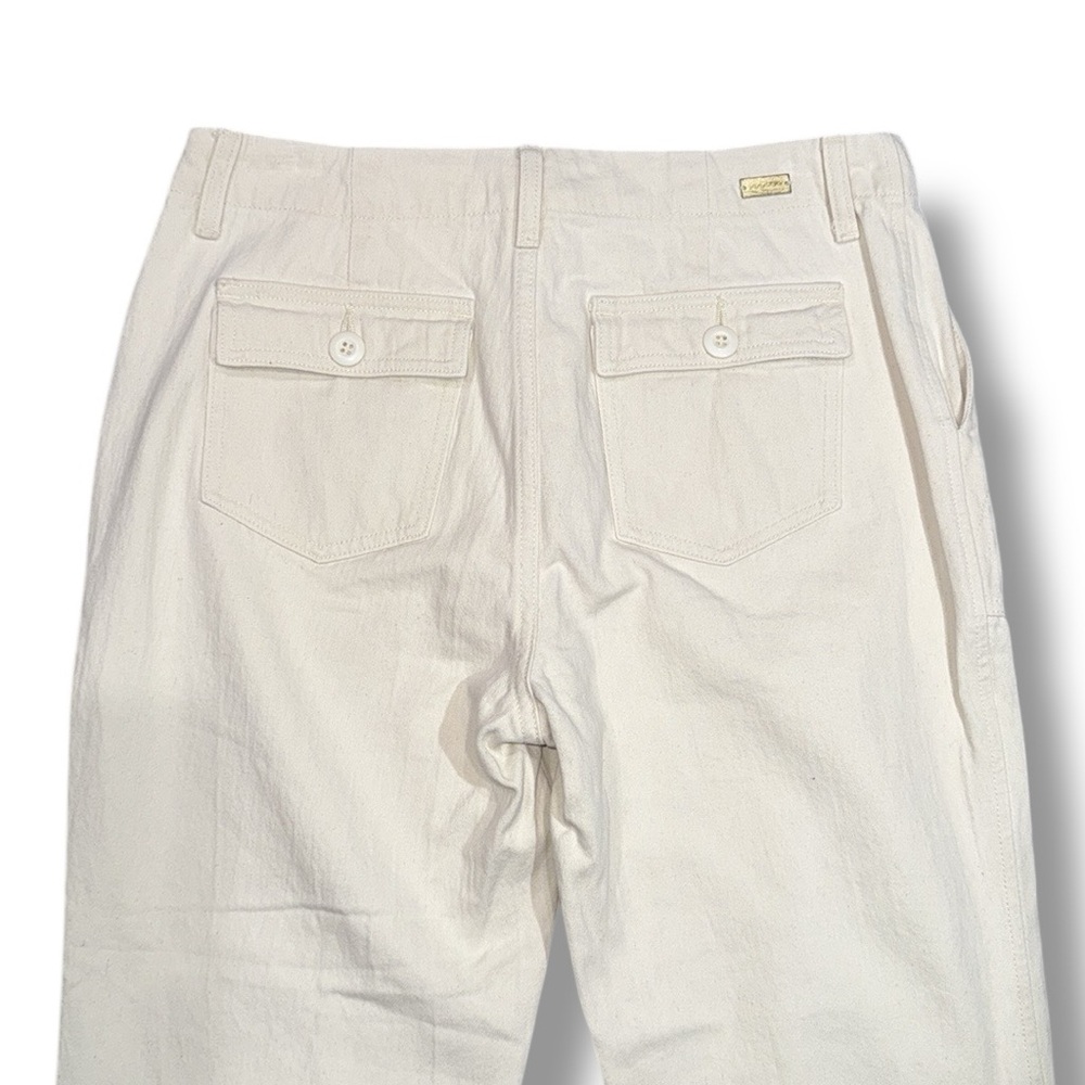 Le Superbe Patch Pocket Cropped Raw Hem Pants Size 8 - Picture 5 of 6